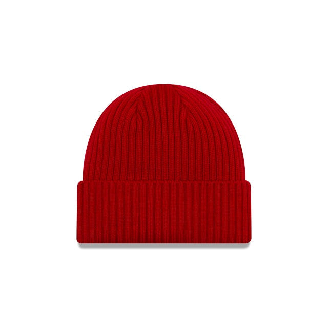 Washington Nationals New Era MLB Cuffed Knit Beanie Red Team Color Logo