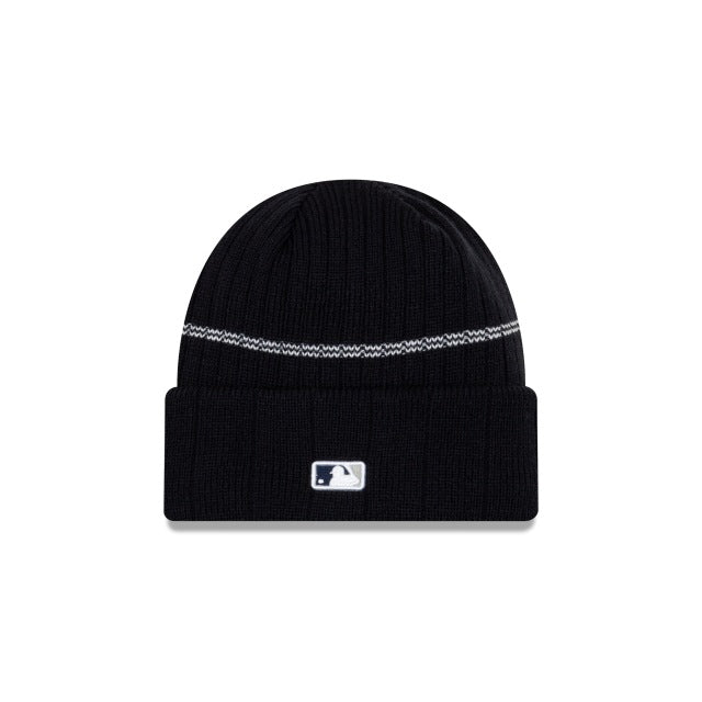 New York Yankees New Era MLB Cuffed Knit Beanie Navy Team Color Logo