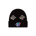 Toronto Blue Jays New Era MLB Cuffed Knit Beanie Black Team Color Logo (World Series Champions)