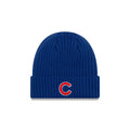 Chicago Cubs New Era MLB Core Classic Cuffed Knit Beanie Hat Royal Blue Crown/Cuff Team Color Logo