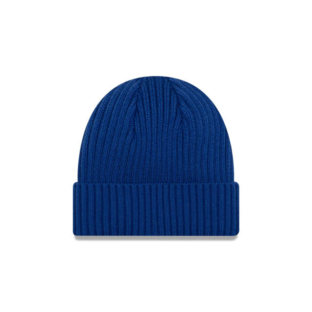 Chicago Cubs New Era MLB Core Classic Cuffed Knit Beanie Hat Royal Blue Crown/Cuff Team Color Logo