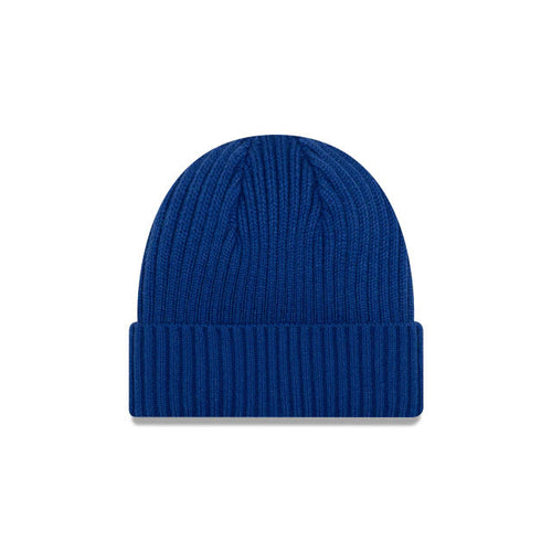 Chicago Cubs New Era MLB Core Classic Cuffed Knit Beanie Hat Royal Blue Crown/Cuff Team Color Logo