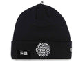 San Diego FC New Era MLS Cuffed Knit Beanie Hat Navy Crown/Cuff White Swirl Logo