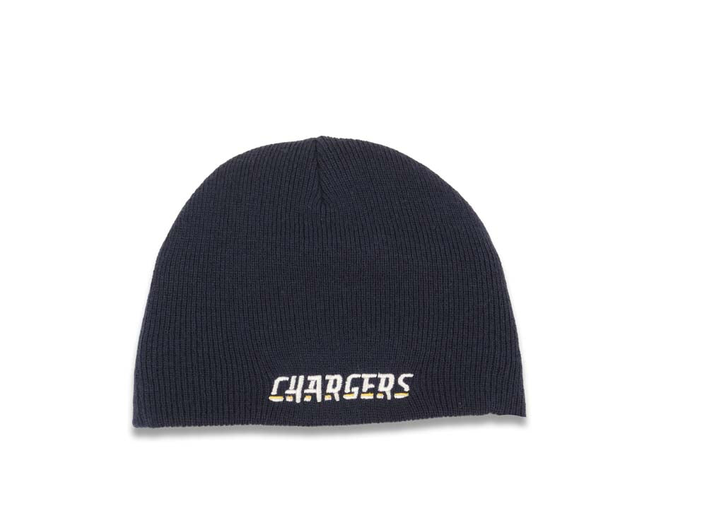(Youth) Los Angeles Chargers New Era NFL Kid/Toddler Knit Beanie Hat Blue Crown/Visor Team Color Logo