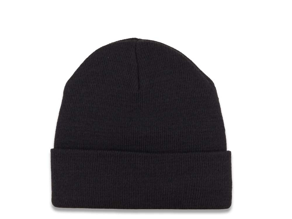 Denver Broncos NFL Cuffed Basic Beanie/Knit Dark Navy Crown/Visor Team Color Logo