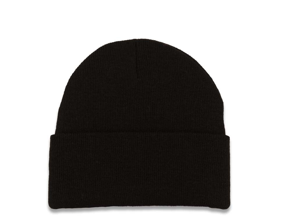 New York Jets NFL Cuffed Basic Beanie/Knit Black Crown/Visor Team Color Logo