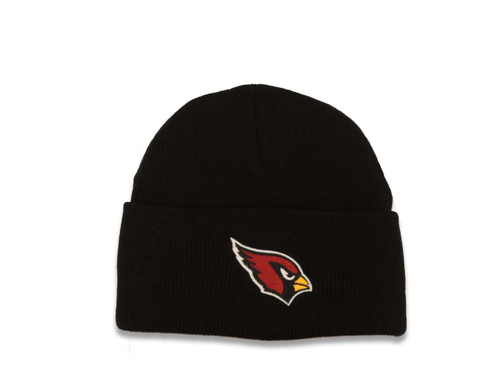 Arizona Cardinals MLB Basic Cuffed Beanie/Knit Black Crown/Visor Team Color Logo