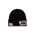 Baltimore Ravens New Era NFL Cuffed Knit Beanie 2021 Salute To Service Hat Black Crown Patch Logo
