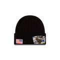Tennessee Titans New Era NFL Cuffed Knit Beanie 2021 Salute To Service Hat Black Crown Patch Logo