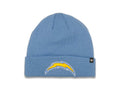 Los Angeles Chargers '47 Brand NFL Cuffed Basic Knit Beanie Sky Blue Crown/Visor Team Color Logo