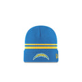 Los Angeles Chargers New Era NFL Cuffed Knit Beanie Sky Blue/Yellow Team Color Logo