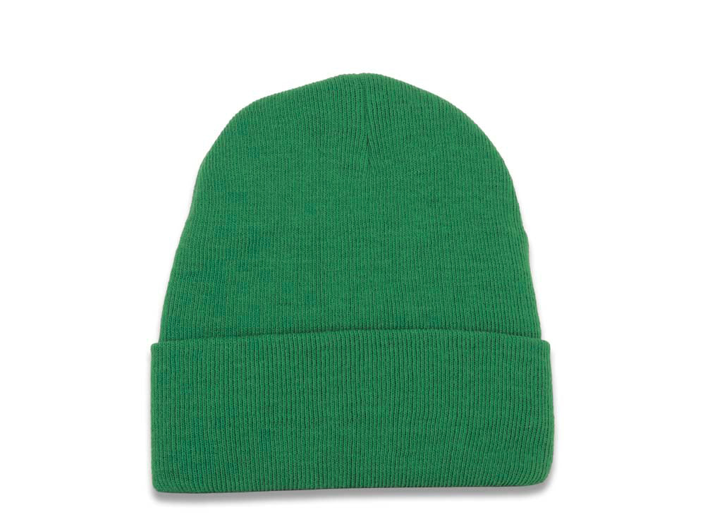 Boston Celtics New Era NBA Basic Cuffed Beanie Hat Green Crown/Visor Team Color Logo