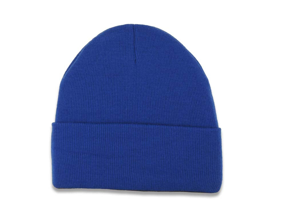 New York Knicks NBA Basic Cuffed Beanie/Knit Royal Blue Crown/Visor Team Color Logo