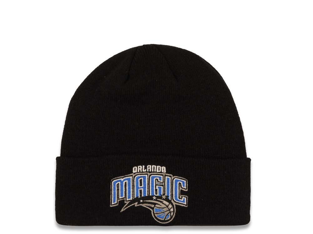 Orlando Magic NBA Cuffed Basic Beanie/Knit Black Crown/Visor Team Color Logo