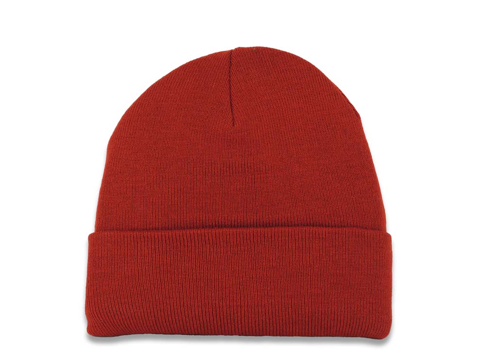 Miami Heat NBA Basic Cuffed Beanie/Knit Maroon Crown/Visor Team Color Logo