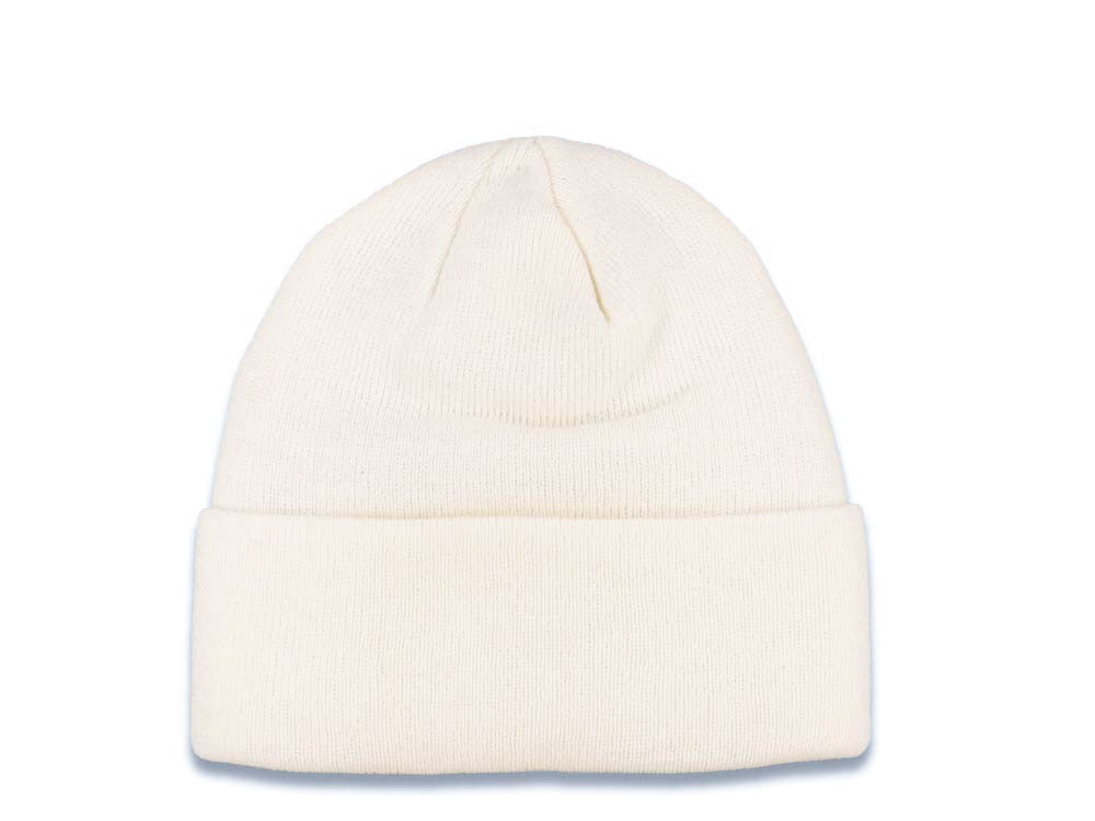 Brookyn Nets Basic Cuffed Beanie/Knit White Crown/Visor Team Color Logo