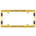 San Diego Padres WinCraft MLB Friar Faithful Slogan Car License Plate