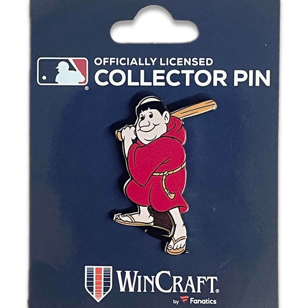 (Capland Exclusive) San Diego Padres WinCraft MLB Maroon Color Batting Friar Logo Lapel Pin