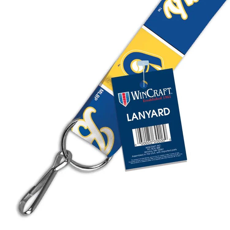 San Diego Padres WinCraft MLB 2-Tone Yellow/Brown Lanyard With Detachable Buckle Swinging Friar