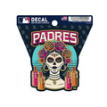 San Diego Padres Wincraft MLB 3" x 4" Decal Sticker With La Catrina Logo (2026 City Connect 2.0)