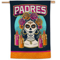 San Diego Padres Wincraft MLB 28" x 40" City Connect Vertical Flag  With La Catrina Logo (2026 City Connect 2.0)