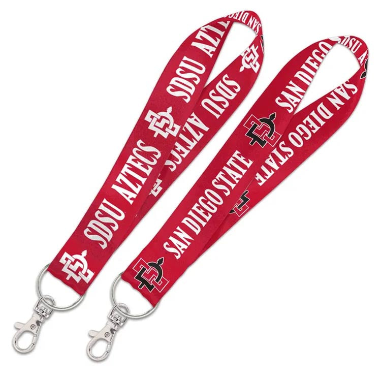 San Diego State Aztecs WinCraft NCAA Red/White Key Strap Lanyard