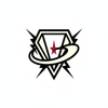 抽象棒球帽 Logo，无文字无动物元素